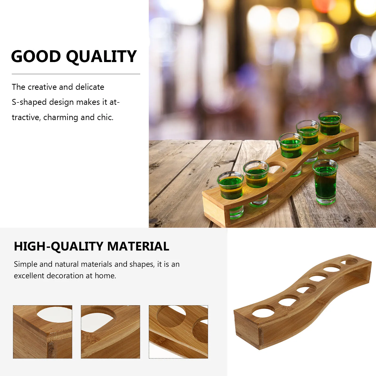 Bamboo Wooden Cup Holder Liquor Glass Storage Rack Small Size White Glass Rack Home Bar Decor
Bamboo Wooden Cup Holder Liquor Glass Storage Rack Small Size White Glass Rack Home Bar Decor