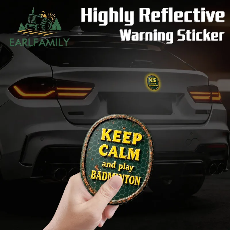EARLFAMILY Keep Calm Sign Reflective Car Stickers Waterproof Motorcycle Windshield Storage Flask Decals Scratch-Proof Decor
EARLFAMILY Keep Calm Sign Reflective Car Stickers Waterproof Motorcycle Windshield Storage Flask Decals Scratch-Proof Decor