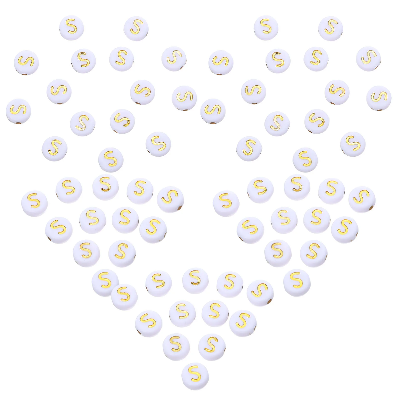 100Pcs Alphabet Beads Flat Round Acrylic Letter Beads for DIY Bracelet Necklace Keychain Making Letters for Crafts
100Pcs Alphabet Beads Flat Round Acrylic Letter Beads for DIY Bracelet Necklace Keychain Making Letters for Crafts