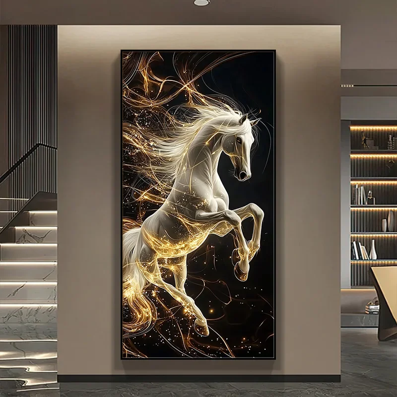 Modern Luxury Horse LED Wall Lamps - Hanging Painting Lighting with Lustre for Corridor, Foyer and Living Room Home Decor
Modern Luxury Horse LED Wall Lamps - Hanging Painting Lighting with Lustre for Corridor, Foyer and Living Room Home Decor