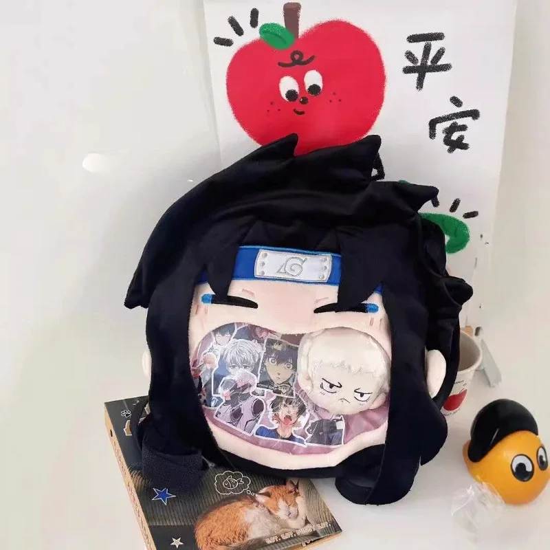 Narutos Uchiha Sasuke Big Mouth Backpack Kawaii Peripheral Doll Large Capacity Storage Crossbody Bag Girls Shopping Versatile
Narutos Uchiha Sasuke Big Mouth Backpack Kawaii Peripheral Doll Large Capacity Storage Crossbody Bag Girls Shopping Versatile
