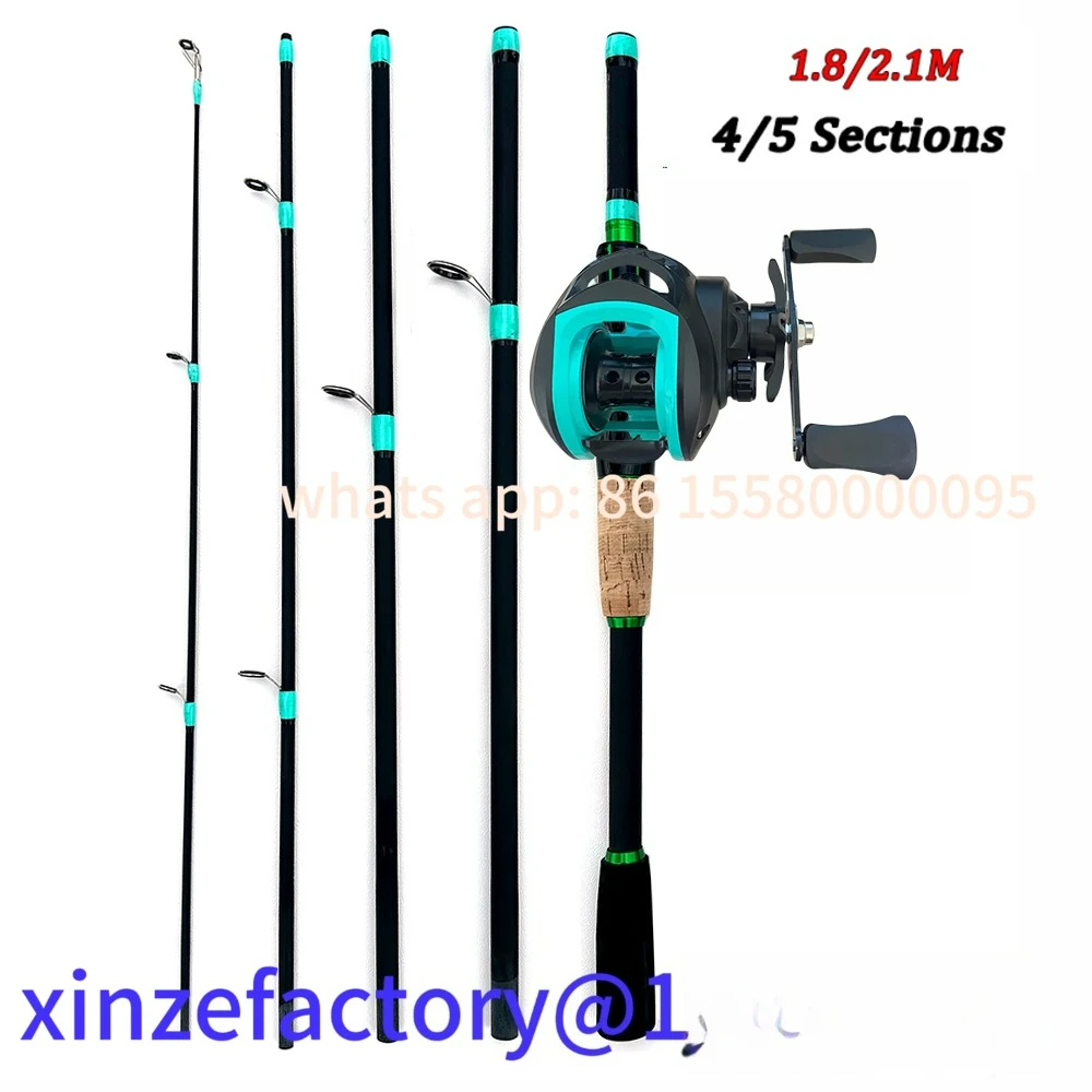 Be suitable for Fishing Reels Combo 4/5Sections ML Action 3.5g-14g Ultralight Trave Rod
Be suitable for Fishing Reels Combo 4/5Sections ML Action 3.5g-14g Ultralight Trave Rod