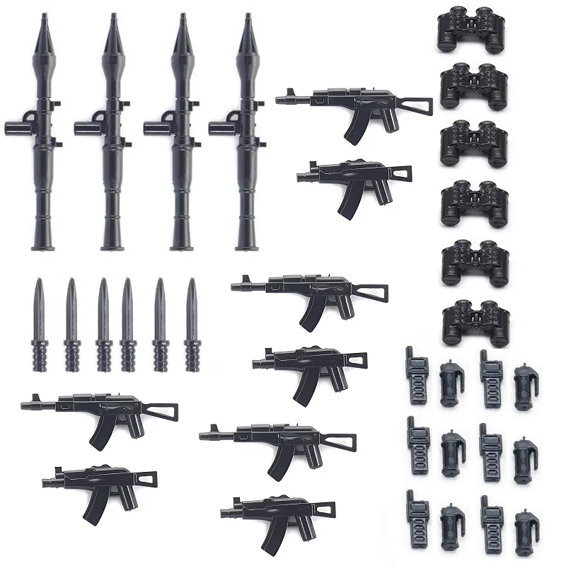 Military Weapon Set Special Forces Guns Soldier MOC SWAT Mini Action Figures Army Police Parts Model Building Block Bricks Toys
Military Weapon Set Special Forces Guns Soldier MOC SWAT Mini Action Figures Army Police Parts Model Building Block Bricks Toys
