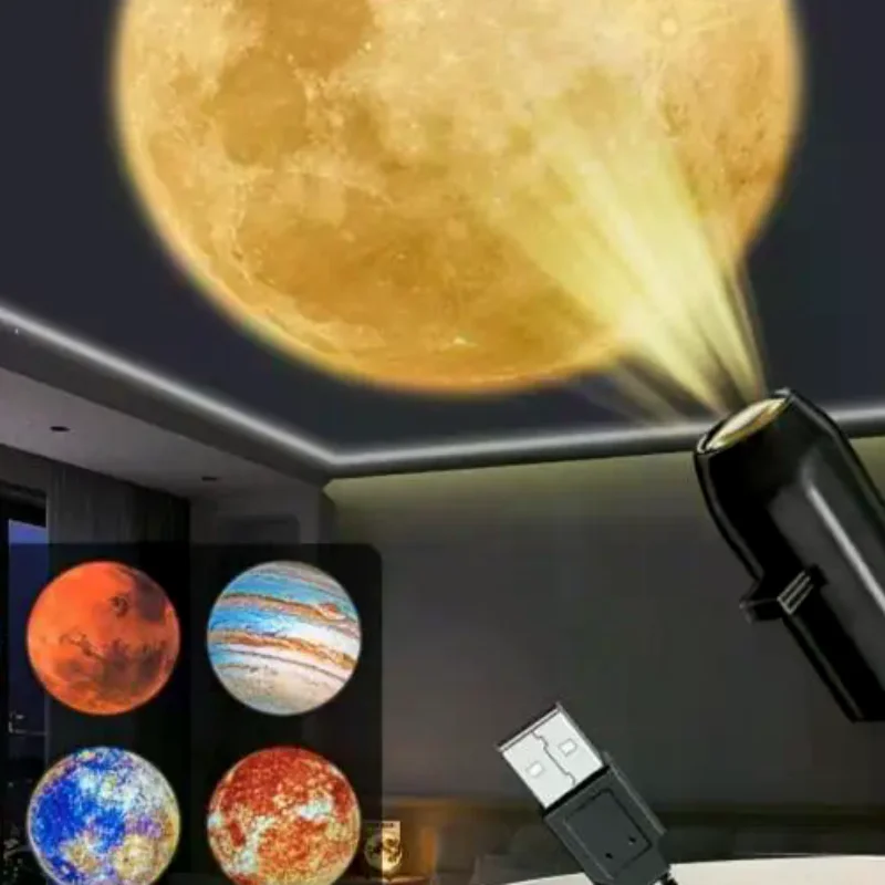 5V USB Plug In Planet Projection Lamp Indoor Ceiling Decoration Atmosphere Light Starry Sky Lamp Night Light Galaxy Projector
5V USB Plug In Planet Projection Lamp Indoor Ceiling Decoration Atmosphere Light Starry Sky Lamp Night Light Galaxy Projector