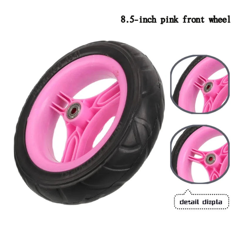 Pink hot selling scooter tricycle accessories, 8.5-inch PVC wheel replacement
Pink hot selling scooter tricycle accessories, 8.5-inch PVC wheel replacement