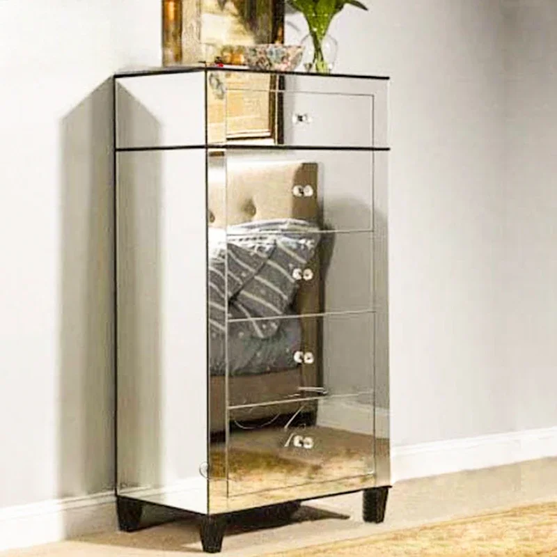Yh29 Mirror Storage Cabinet Bedroom Storage Nordic Light Luxury Chest of Drawer Simple Modern American Chest of Drawers 
Yh29 Mirror Storage Cabinet Bedroom Storage Nordic Light Luxury Chest of Drawer Simple Modern American Chest of Drawers