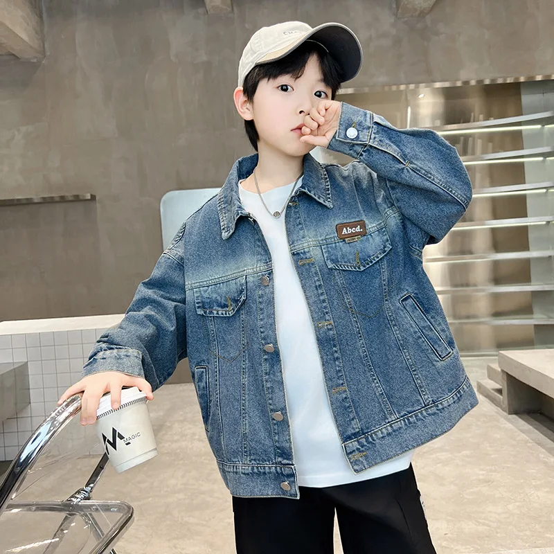 Fashion Elegant Boy Denim Jacket for Children Casual Spring Autumn Jeans Coat for Teenage Kids Denim Outfit Age 5 7 9 11 13 14 Y
Fashion Elegant Boy Denim Jacket for Children Casual Spring Autumn Jeans Coat for Teenage Kids Denim Outfit Age 5 7 9 11 13 14 Y