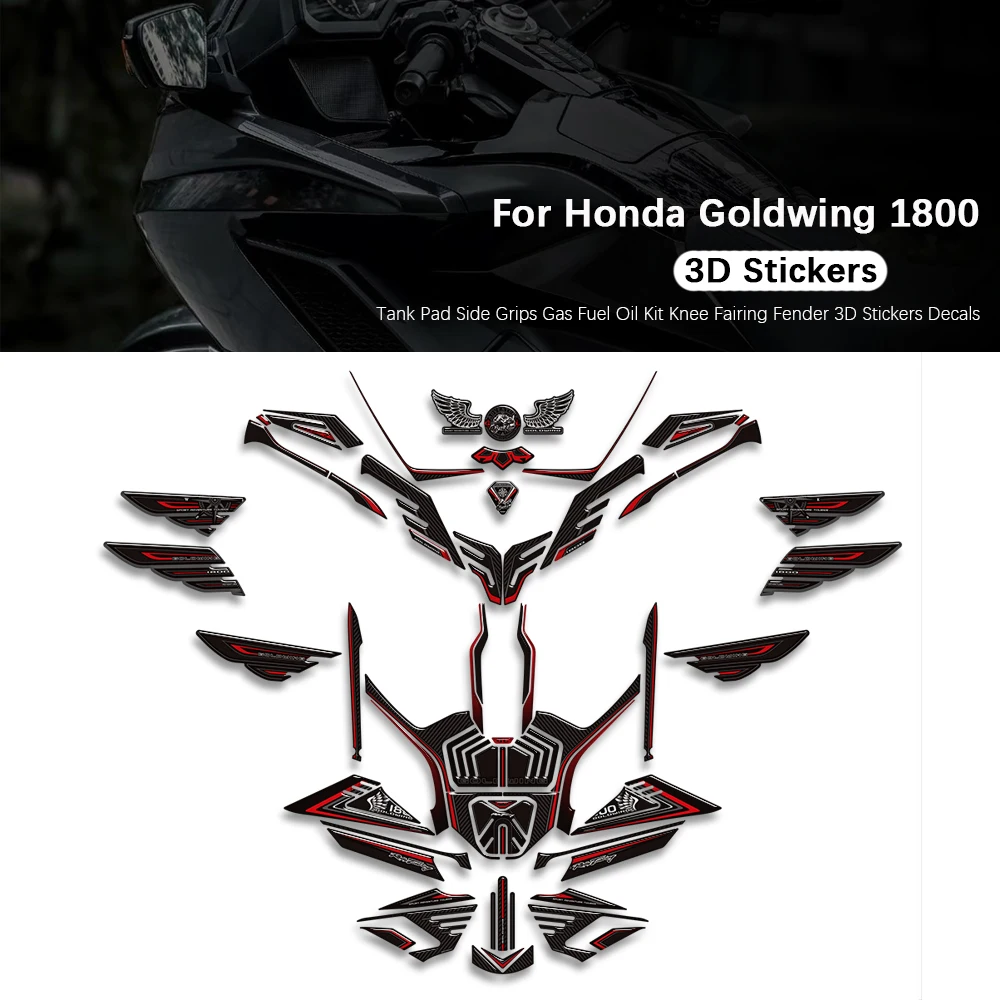 Motorcycle For Goldwing Gold wing GL1800 LG 1800 Tour Fairing Fender Tank Pad Gas Fuel Oil Protector Stickers Decals 2022-2025
Motorcycle For Goldwing Gold wing GL1800 LG 1800 Tour Fairing Fender Tank Pad Gas Fuel Oil Protector Stickers Decals 2022-2025