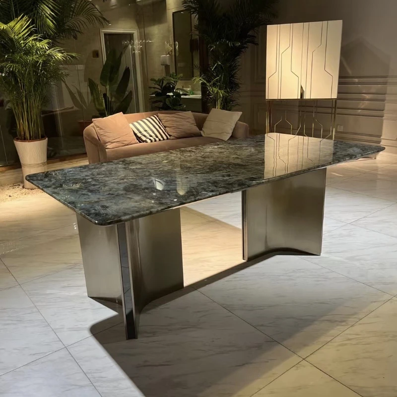 Stainless steel dining table legs bracket high-end luxury stone rectangular table base rock slab marble island table stand
Stainless steel dining table legs bracket high-end luxury stone rectangular table base rock slab marble island table stand