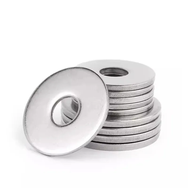 304 Stainless Steel GB96 Large Size Thick Flat Washers M4 M5 Oversized Plain Gaskets DIN 9021 Big OD Washers
304 Stainless Steel GB96 Large Size Thick Flat Washers M4 M5 Oversized Plain Gaskets DIN 9021 Big OD Washers