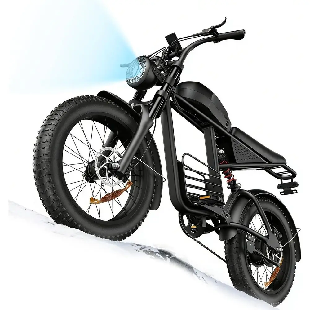 High-Performance Electric Bikes: 1000W-3000W, 30-37MPH, 48V 15-35Ah Batteries, 40-100 Mile Range, 20 Tires
High-Performance Electric Bikes: 1000W-3000W, 30-37MPH, 48V 15-35Ah Batteries, 40-100 Mile Range, 20 Tires