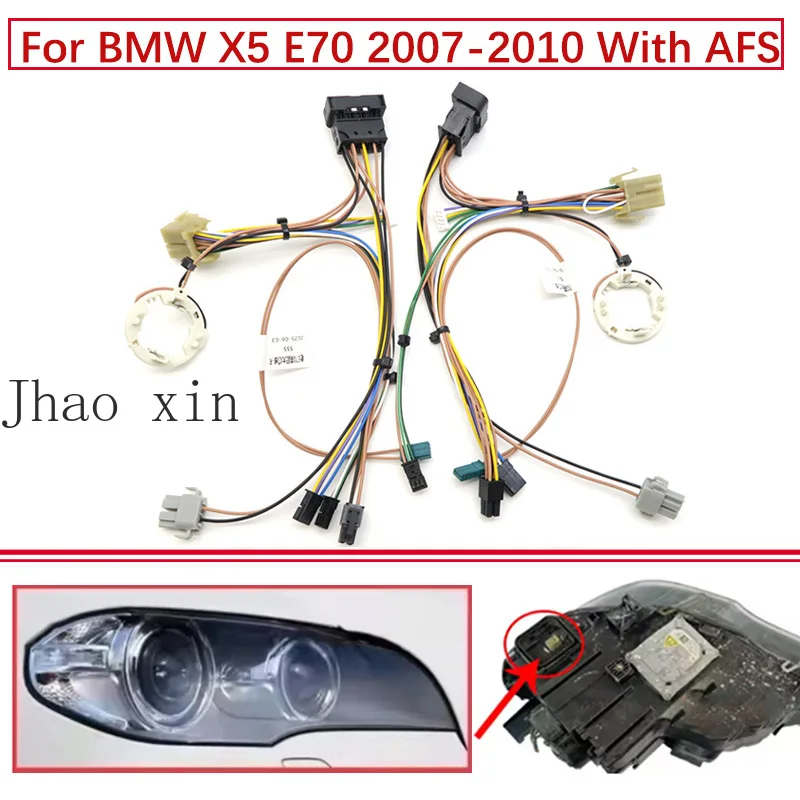 Front Headlight Internal Wiring Harness Connector Assembly Circuit Set For BMW X5 E70 2007-2010 with AFS Headlamp Wiring Harness
Front Headlight Internal Wiring Harness Connector Assembly Circuit Set For BMW X5 E70 2007-2010 with AFS Headlamp Wiring Harness
