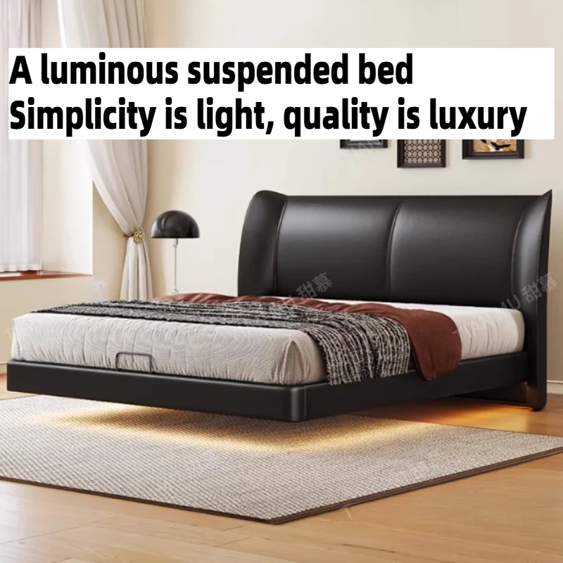 200x220cm Home Suspended Bed Twin Frame Queen 2 People Floating Black Double Bed Headboard Luxury King Size Wedding Furniture
200x220cm Home Suspended Bed Twin Frame Queen 2 People Floating Black Double Bed Headboard Luxury King Size Wedding Furniture