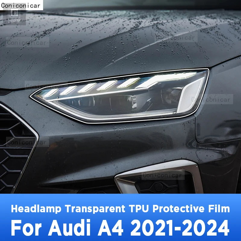 TPU Protective Film For AUDI A4 2021-2024 Car Exterior Headlight Anti-scratch Front Lamp Transparent Accessories Sticker PPF
TPU Protective Film For AUDI A4 2021-2024 Car Exterior Headlight Anti-scratch Front Lamp Transparent Accessories Sticker PPF