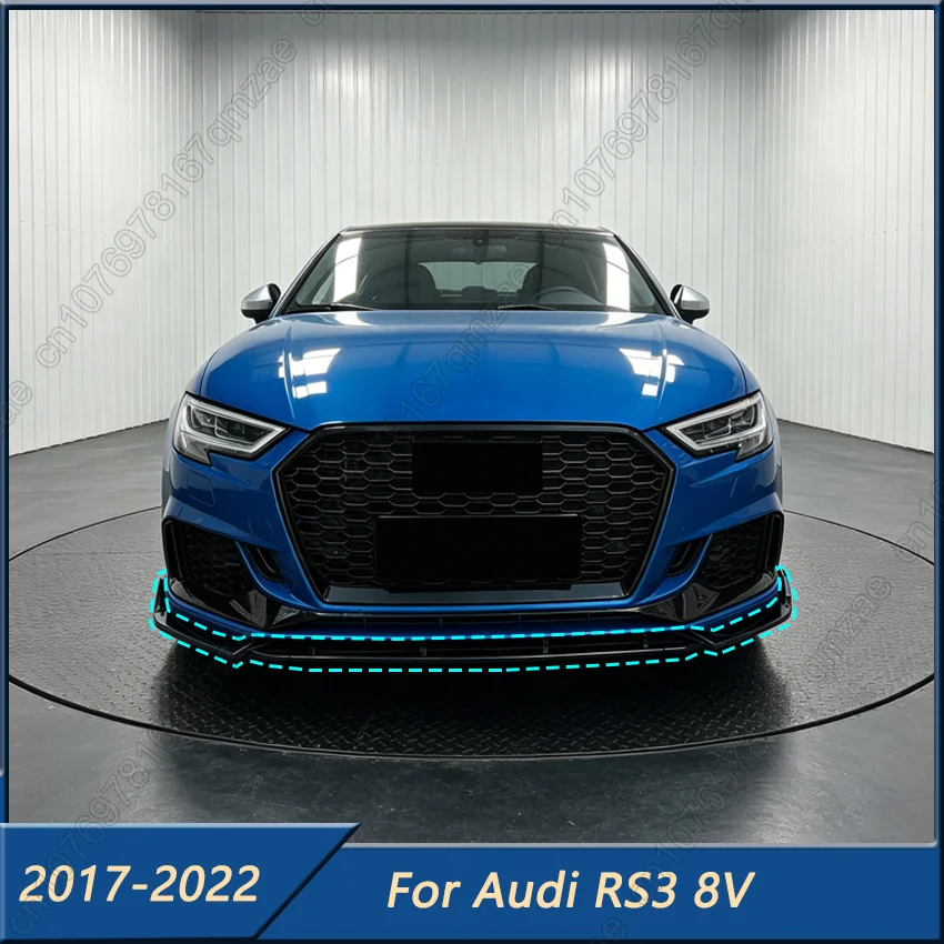 3pcs Front Bumper Spoiler Lips For Audi RS3 8V 2017-2022 Car Lower Shovel Skirt Splitter Diffuser Board Auto Accessories Tuning
3pcs Front Bumper Spoiler Lips For Audi RS3 8V 2017-2022 Car Lower Shovel Skirt Splitter Diffuser Board Auto Accessories Tuning