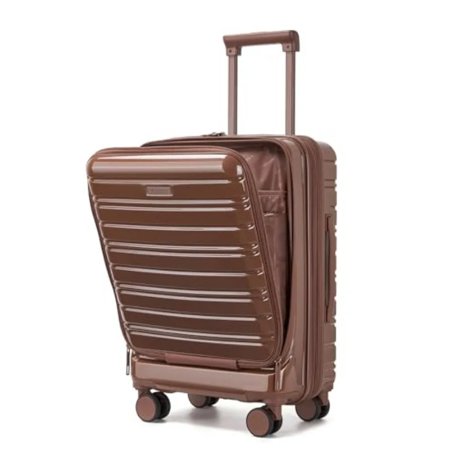 Carry On Luggage 22x14x9 Airle Approved, Expandable PC+ABS Hardside Carry On Luggage with Front Pocket Spinner Wheels TSA Lock
Carry On Luggage 22x14x9 Airle Approved, Expandable PC+ABS Hardside Carry On Luggage with Front Pocket Spinner Wheels TSA Lock