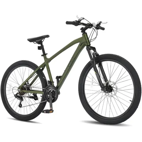 24 26 27.5 Mountain Bike Aluminum Bicycle with Ultralight Aluminum Frame Powerful Mechanical Dual Disc Brakes Double Wall Rims