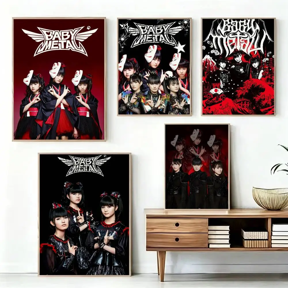 BAND B-BABYMETAL Poster Waterproof Wall Art Sticker For Bar Living Room Vintage Decor High Quality Print Gift
BAND B-BABYMETAL Poster Waterproof Wall Art Sticker For Bar Living Room Vintage Decor High Quality Print Gift