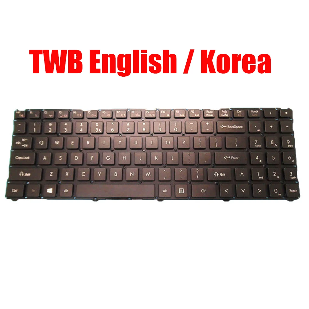 US KR Laptop Keyboard For Quanta TWB MP-12K73US-9206 AETWBU00010 MP-12K73K0-9206 AETWBY01010 English Korea Without Frame New
US KR Laptop Keyboard For Quanta TWB MP-12K73US-9206 AETWBU00010 MP-12K73K0-9206 AETWBY01010 English Korea Without Frame New