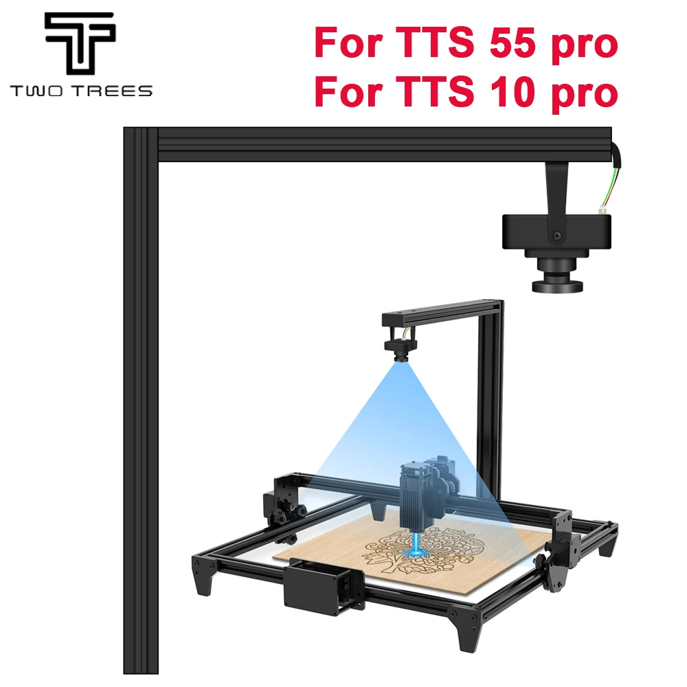 Twotrees 500w Camera for TTS 55 pro TTS 10 pro Laser Engraving Machine Adjustable brightness,contrast,saturation, definition
Twotrees 500w Camera for TTS 55 pro TTS 10 pro Laser Engraving Machine Adjustable brightness,contrast,saturation, definition