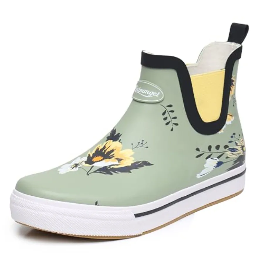 Rain Boots for Women and Men, Unisex Ankle Rain Shoes Anti-Slipping Rainboots with Comfortable Lightweight Garden Rubber Rain B
Rain Boots for Women and Men, Unisex Ankle Rain Shoes Anti-Slipping Rainboots with Comfortable Lightweight Garden Rubber Rain B