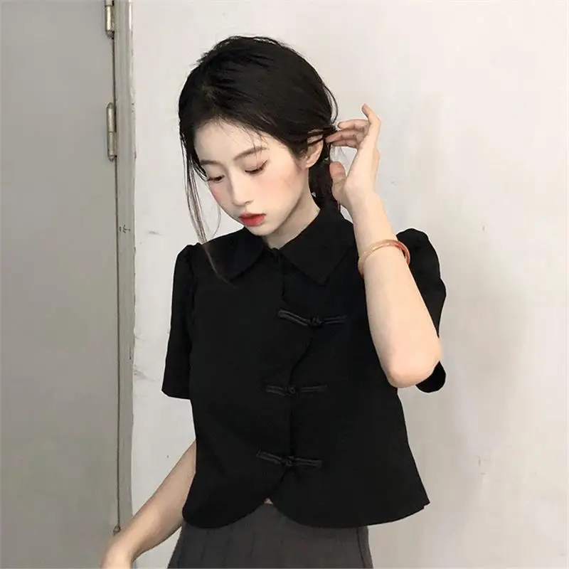 New Chinese Sle Retro Improved Women's ort Sve ort Thin irt Button up Summer Thin Chiffon irt Cleanfit PU Ma...
New Chinese Sle Retro Improved Women's ort Sve ort Thin irt Button up Summer Thin Chiffon irt Cleanfit PU Ma...