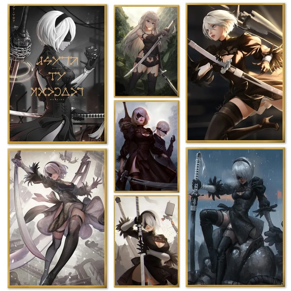 Плакат NieR Automata для дома, гостиной, спальни, бара, кафе, художественный декор
Плакат NieR Automata для дома, гостиной, спальни, бара, кафе, художественный декор