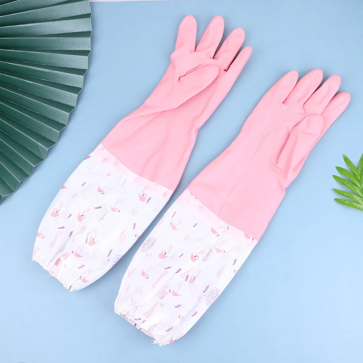 Warm Fleece Lined Cleaning Gloves Thickened Rubber Long Waterproof Anti-Slip Dishwashing Gloves For Kitchen Home Garden
Warm Fleece Lined Cleaning Gloves Thickened Rubber Long Waterproof Anti-Slip Dishwashing Gloves For Kitchen Home Garden