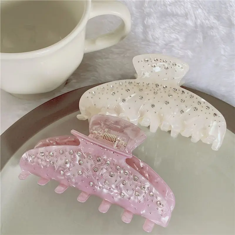 2026 New Women Sweet Elegant Rhinestone Hair Claw Acetate Claw Clips Valentine's Day Gift Crab Hair Clips Hair Accessories
2026 New Women Sweet Elegant Rhinestone Hair Claw Acetate Claw Clips Valentine's Day Gift Crab Hair Clips Hair Accessories