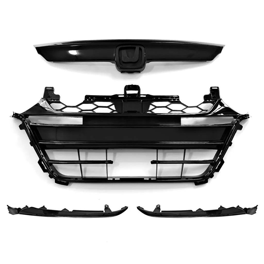 FOR Honda Accord 18-20 front grille and headlight trim glossy black OE 71121-TVA-A01、71108-TVA-A01、71103-TVA-A01、71152-TVA-A00
FOR Honda Accord 18-20 front grille and headlight trim glossy black OE 71121-TVA-A01、71108-TVA-A01、71103-TVA-A01、71152-TVA-A00