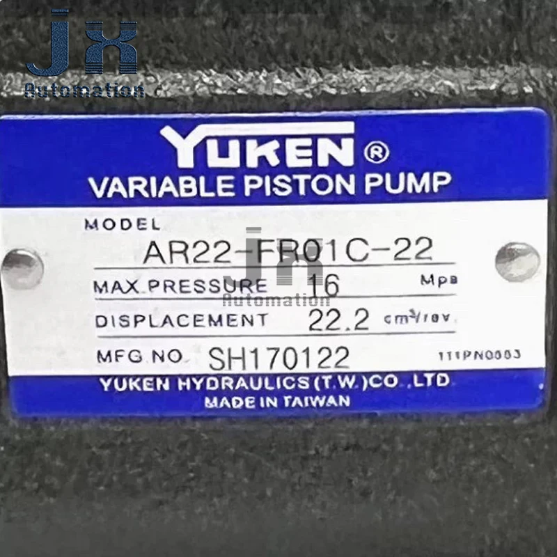 YUKEN Variable Plunger Pump AR22-FR01C-22 for Precision Machinery and Automation Equipment
YUKEN Variable Plunger Pump AR22-FR01C-22 for Precision Machinery and Automation Equipment