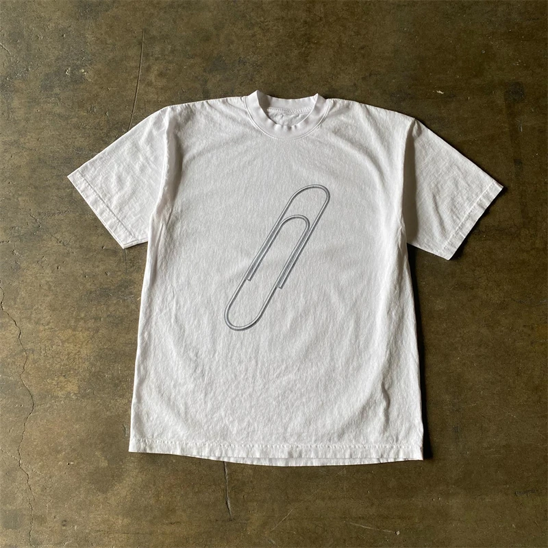 Cheng Story 260g Heavyweight Pure Cotton round Neck Loose Fit Pin Printed Creative Unisex Short Sleeve T-Shirt
Cheng Story 260g Heavyweight Pure Cotton round Neck Loose Fit Pin Printed Creative Unisex Short Sleeve T-Shirt
