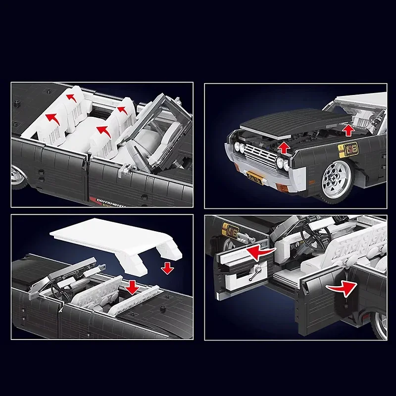 Mould King 10118 Technical Car Toys The 1964 Continental Vintage Car Building Block Assembly Oldtime Car Brick Set Kids Gifts
Mould King 10118 Technical Car Toys The 1964 Continental Vintage Car Building Block Assembly Oldtime Car Brick Set Kids Gifts