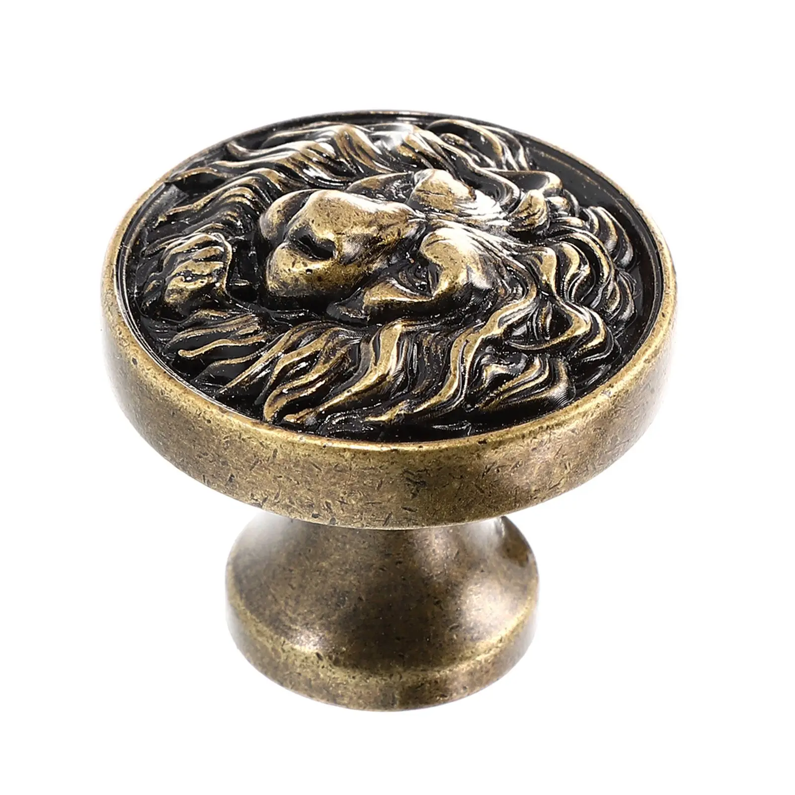 Lion Head Drawer Pull Handles Vintage Zinc Alloy Furniture Knob for Cabinet Wardrobe Dresser Yellow Door Handle
Lion Head Drawer Pull Handles Vintage Zinc Alloy Furniture Knob for Cabinet Wardrobe Dresser Yellow Door Handle