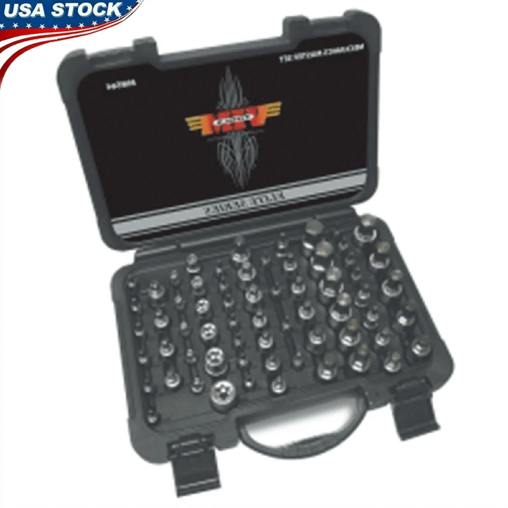 Mechanics Master Set TMS34PF HMS26 4 New Sizes S2 Steel Sockets Heat Treated Higher Torque 1/2 Cut Torx Hex Drivers
Mechanics Master Set TMS34PF HMS26 4 New Sizes S2 Steel Sockets Heat Treated Higher Torque 1/2 Cut Torx Hex Drivers