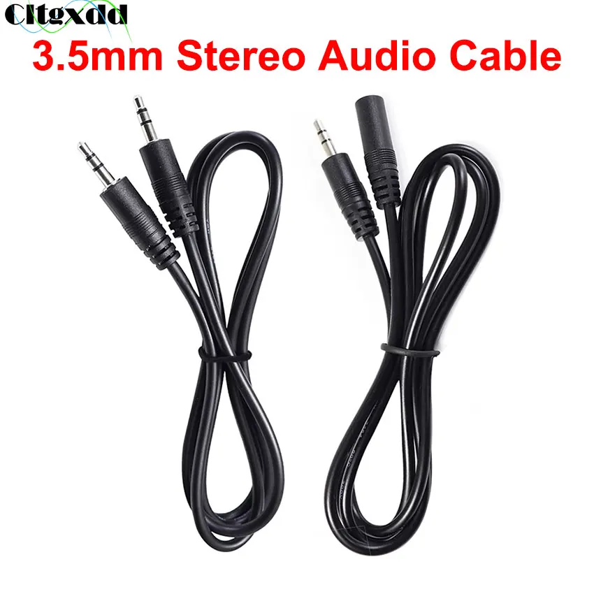 Cltgxdd 3 Pole 3.5mm Stereo Audio Jack Connector Cable Male To Male / Female AUX Audio headphone Extension Line 1m
Cltgxdd 3 Pole 3.5mm Stereo Audio Jack Connector Cable Male To Male / Female AUX Audio headphone Extension Line 1m