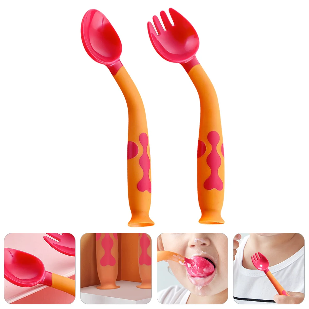 1 Set Baby Spoon Fork Set Infant Feeding Tableware Smooth Round Tip Easy Grip High Temperature Resistant Suction Base Non-Slip
1 Set Baby Spoon Fork Set Infant Feeding Tableware Smooth Round Tip Easy Grip High Temperature Resistant Suction Base Non-Slip