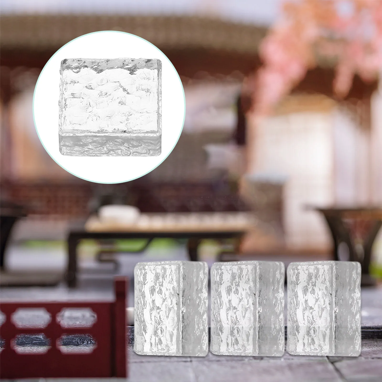 20Pcs Miniature Clear Glass Bricks Square for DIY Dollhouse Architecture Building Supplies Realistic Transparent Brick
20Pcs Miniature Clear Glass Bricks Square for DIY Dollhouse Architecture Building Supplies Realistic Transparent Brick