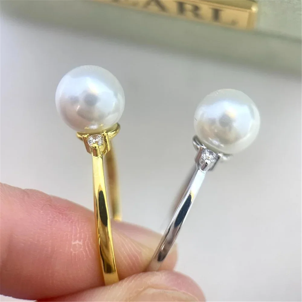 Solid S925 Sterling Silver Pearl Ring Settings Findings & Accessories - for Jewelry Making Bulk Wholesale Craft Supplies 7-9mm
Solid S925 Sterling Silver Pearl Ring Settings Findings & Accessories - for Jewelry Making Bulk Wholesale Craft Supplies 7-9mm