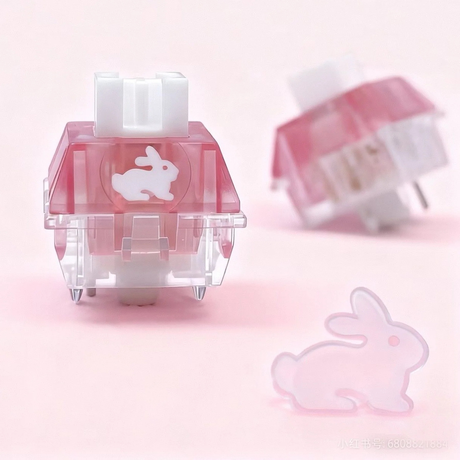 TTC Rabbit Switch Silent Linear 42g RGB TTC Silence Keyboard Switches Transparent Pink Switch Mechanical Keyboard Very quiet
TTC Rabbit Switch Silent Linear 42g RGB TTC Silence Keyboard Switches Transparent Pink Switch Mechanical Keyboard Very quiet