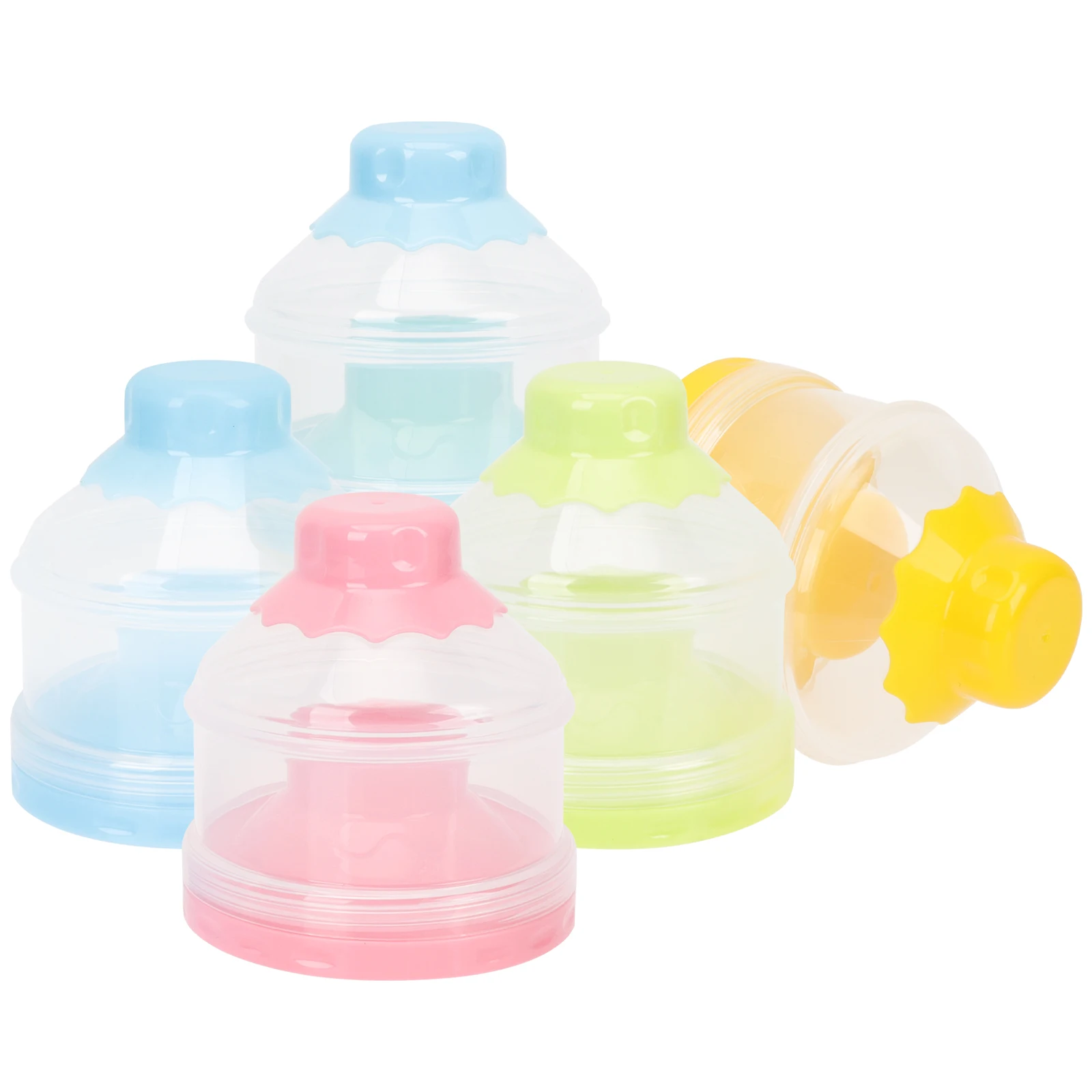2 pcs Baby Formula Dispenser Milk Powder Box Portable Travel Container Snack ganizer PP Stackable 3Layers HighTemperature
2 pcs Baby Formula Dispenser Milk Powder Box Portable Travel Container Snack ganizer PP Stackable 3Layers HighTemperature