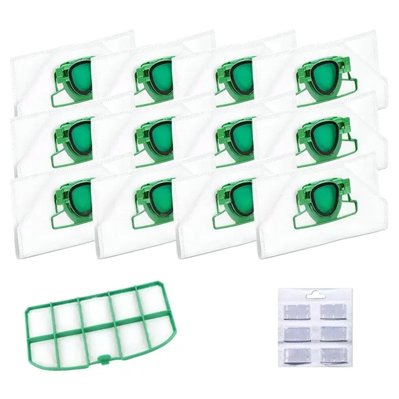 【PERFECT FOR GIFTING】For VK200 FP200 Replacement Parts For Vorwerk Kobald Vacuum Cleaner 12 Filter Bags+ 1 HEPA Filters+ 1 Fragr
【PERFECT FOR GIFTING】For VK200 FP200 Replacement Parts For Vorwerk Kobald Vacuum Cleaner 12 Filter Bags+ 1 HEPA Filters+ 1 Fragr