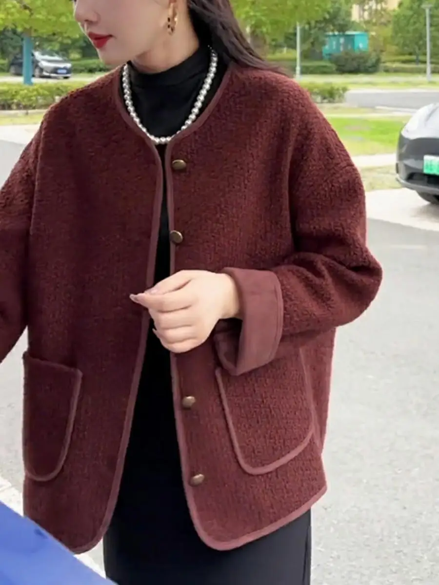 Casual Loose Style Women's Outerwear Spring Autumn New Fashion Small Fragrance Wind Ball Game Coat Elegant Personality Top
Casual Loose Style Women's Outerwear Spring Autumn New Fashion Small Fragrance Wind Ball Game Coat Elegant Personality Top