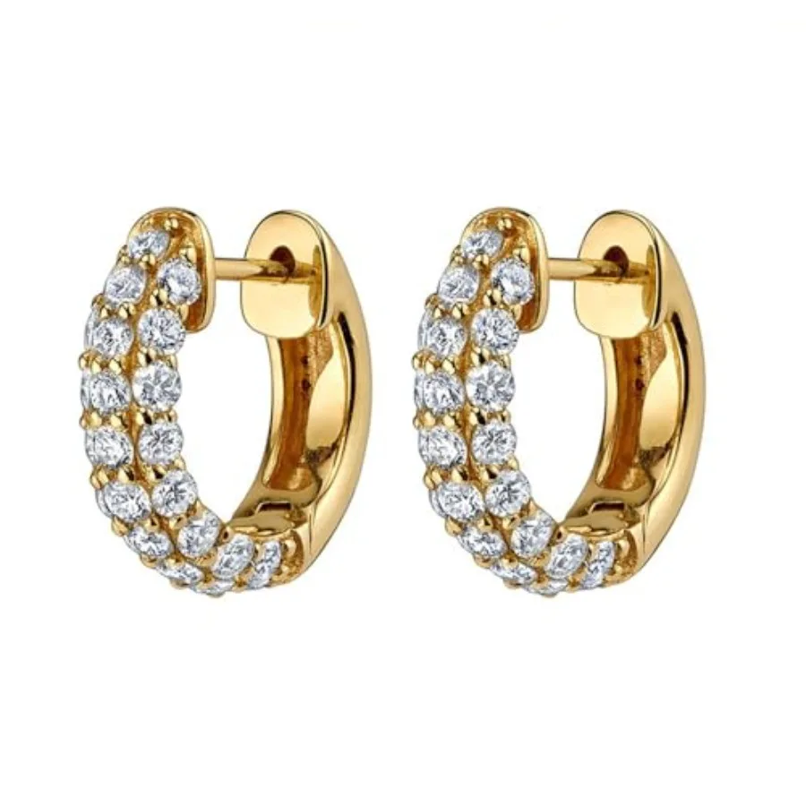 Dainty Chunky CZ Colorful Small Hoop Earrings for Women Cartilage Cute 925 Sterling Silver Post Gold Plated Cubic Zirconia Birt
Dainty Chunky CZ Colorful Small Hoop Earrings for Women Cartilage Cute 925 Sterling Silver Post Gold Plated Cubic Zirconia Birt