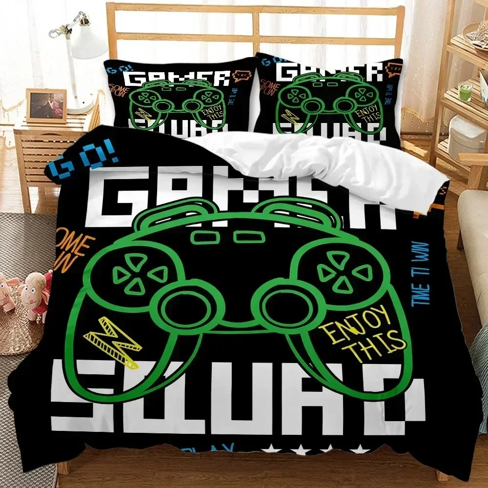 Top Gaming Bedding Set Gamer Room Decor Gamer Comforter Cover Teen Video Games Twin Queen King Polyester Duvet Cover
Top Gaming Bedding Set Gamer Room Decor Gamer Comforter Cover Teen Video Games Twin Queen King Polyester Duvet Cover
