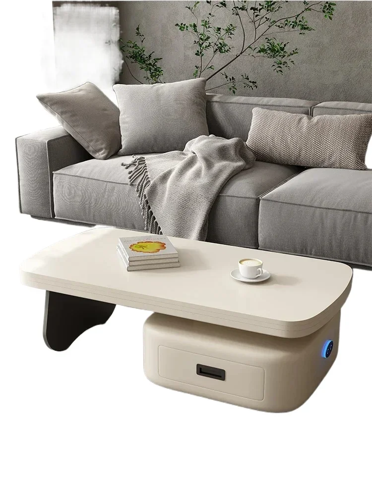 Electric Lifting Coffee Table Dual-Purpose Multifunctional Folding Dining Table Cream Style Simple Movable
Electric Lifting Coffee Table Dual-Purpose Multifunctional Folding Dining Table Cream Style Simple Movable