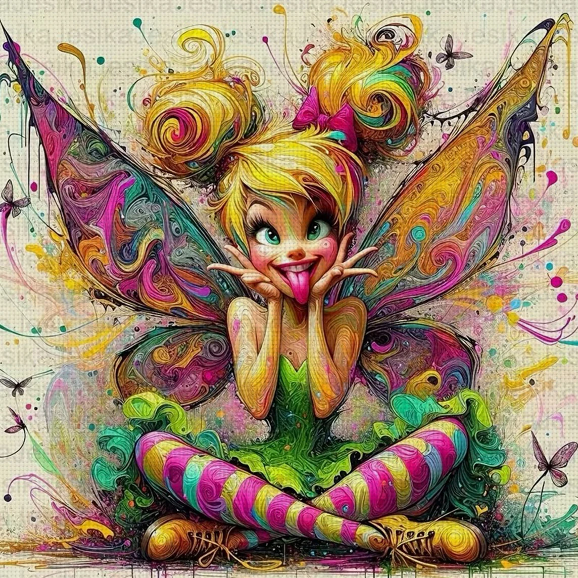 Vibrant Sprite Cross Stitch Kit DIY 11CT Embroidery Home Wall Decor Gift Handmade Material Frameless Semi-Finished 36×36cm
Vibrant Sprite Cross Stitch Kit DIY 11CT Embroidery Home Wall Decor Gift Handmade Material Frameless Semi-Finished 36×36cm