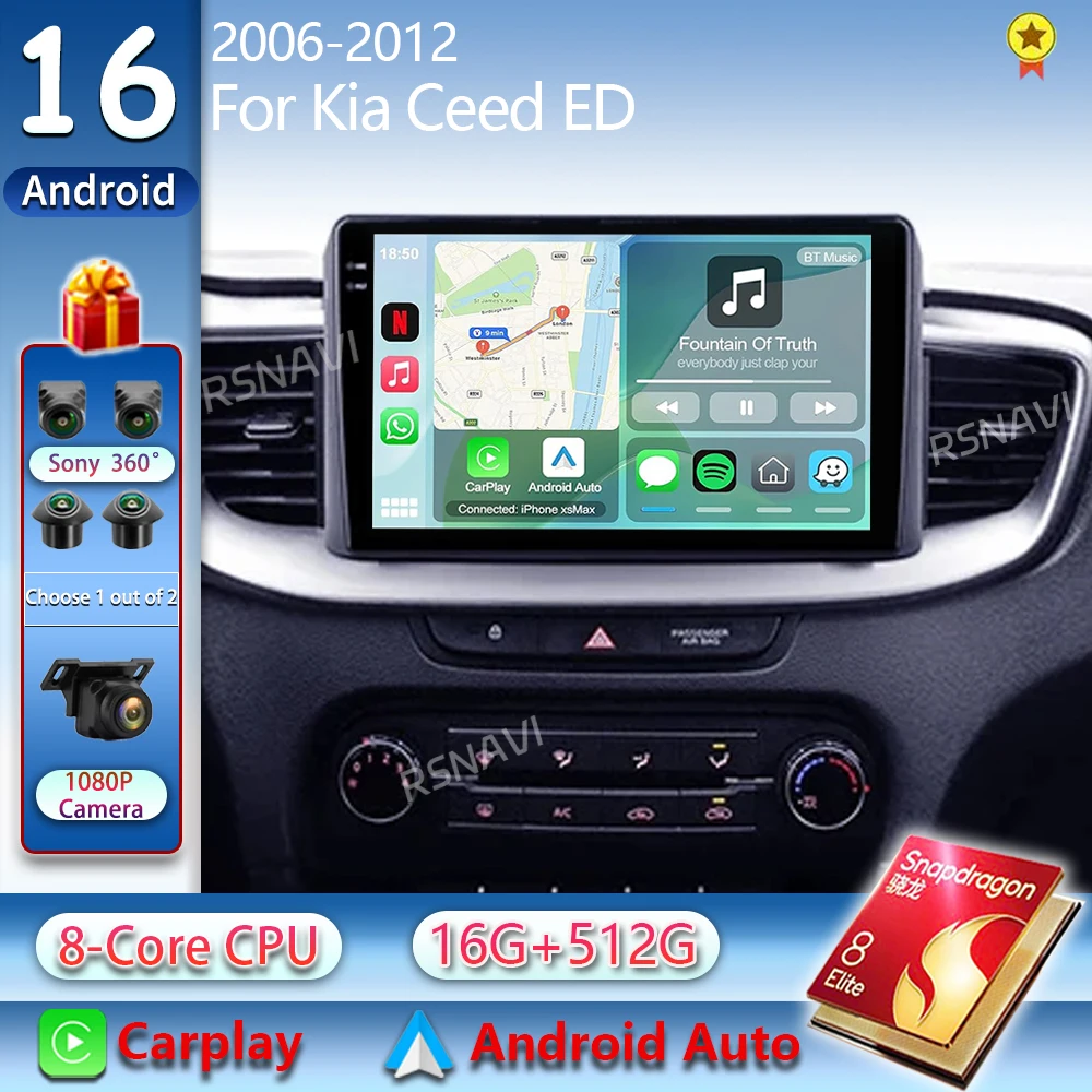 Android 16 WIFI+4G Carplay Auto Car Radio For Kia Ceed 3 CD 2018-2022 Multimedia Video Player Navigation Stereo DSP GPS No 2din
Android 16 WIFI+4G Carplay Auto Car Radio For Kia Ceed 3 CD 2018-2022 Multimedia Video Player Navigation Stereo DSP GPS No 2din