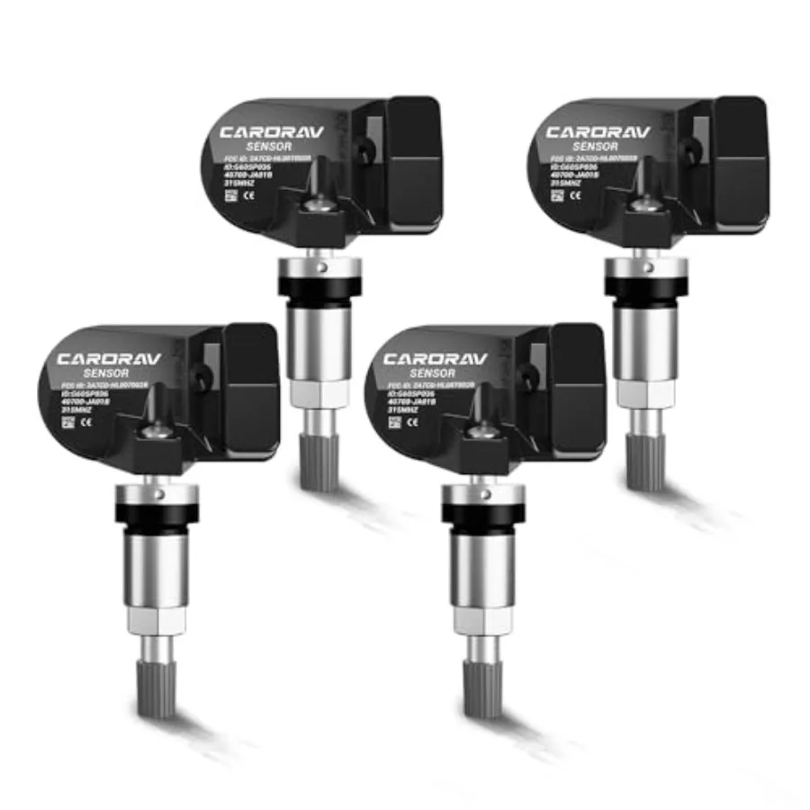 Комплект из 4 датчиков системы контроля давления в шинах (TPMS) 315 МГц, совместимые с Nissan Xterra, Altima, Versa, Pathfinder, Infiniti QX56, QX40
Комплект из 4 датчиков системы контроля давления в шинах (TPMS) 315 МГц, совместимые с Nissan Xterra, Altima, Versa, Pathfinder, Infiniti QX56, QX40