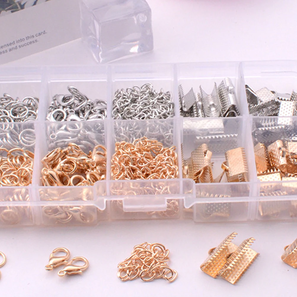 12pcs Lobster Buckle Extension Chain Set Stainless Steel Jewelry Accessories Craft Repair Kit Storage Box Included
12pcs Lobster Buckle Extension Chain Set Stainless Steel Jewelry Accessories Craft Repair Kit Storage Box Included